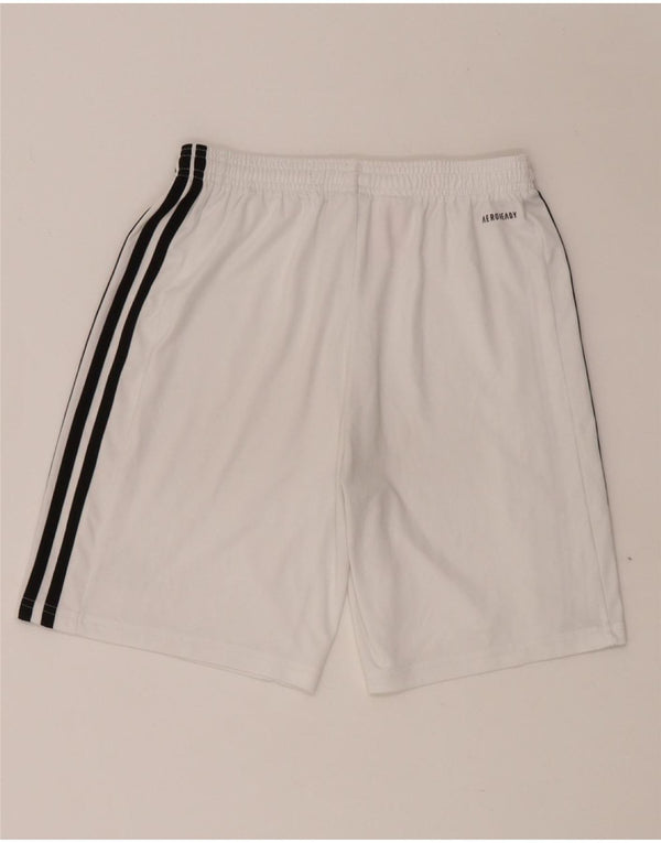 ADIDAS Aeroready Sportshorts für Jungen, 15–16 Jahre, weißes Polyester