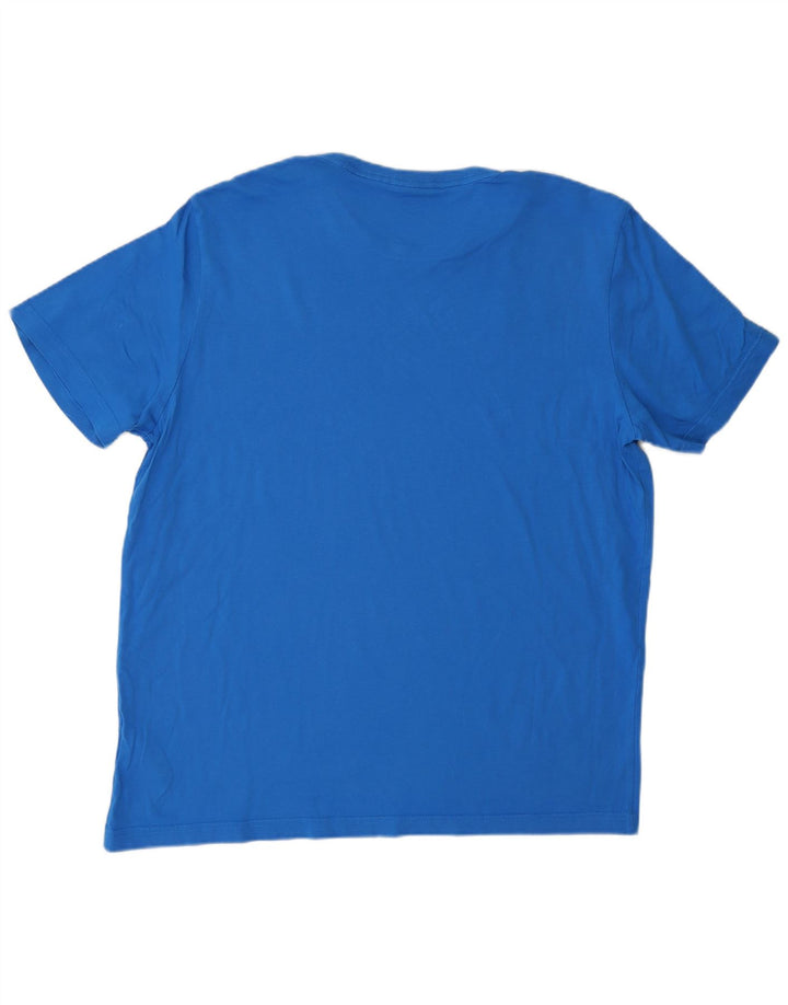 PUMA Herren T-Shirt Top XL Blau Baumwolle