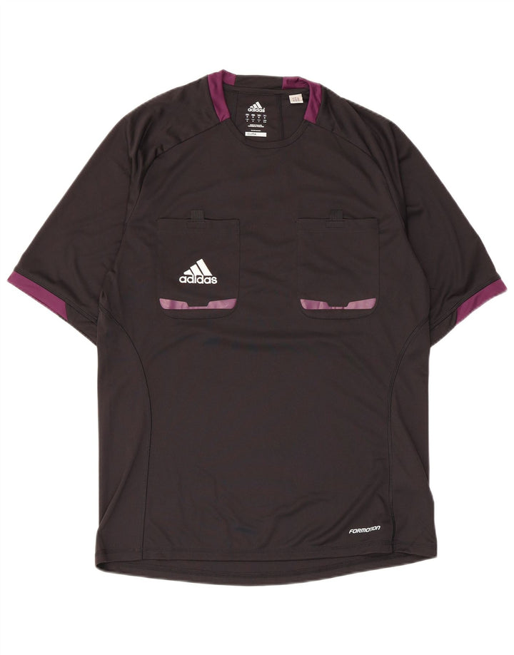 Adidas Herren Climacool T-Shirt Top Medium Schwarz Colourblock Polyester