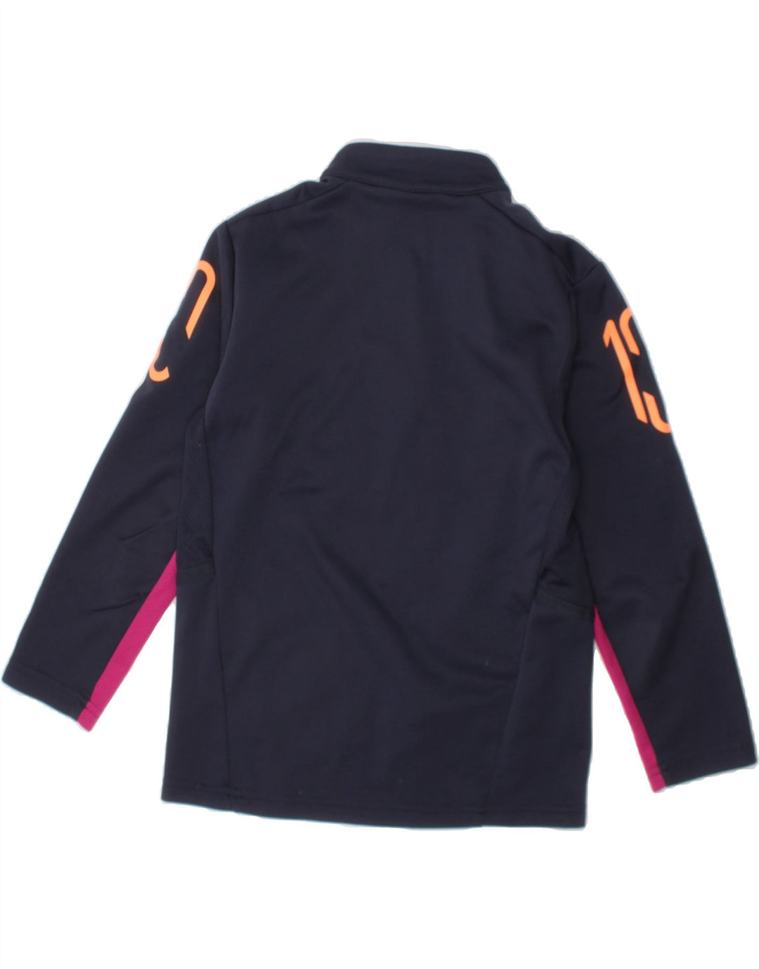 PUMA Boys Graphic Pullover Tracksuit Top 7-8 Years Small Navy Blue Vintage Puma and Second-Hand Puma from Messina Hembry 