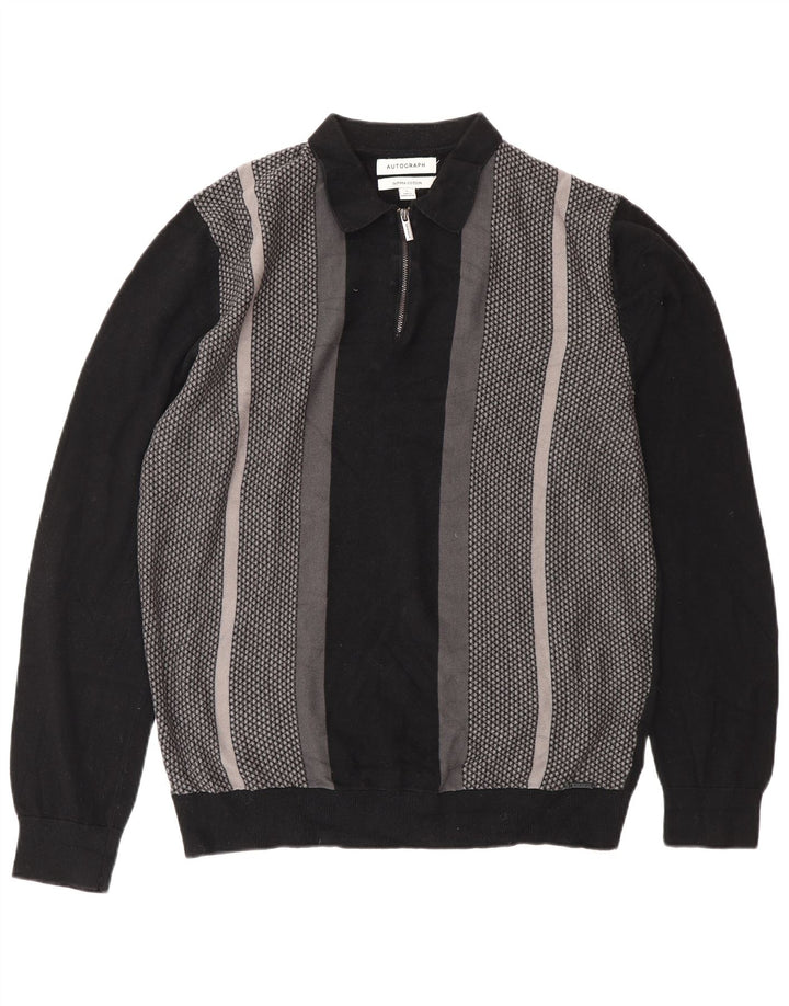 Marks & Spencer Herren Autograph Rollkragenpullover, Pullover, Größe L, Schwarz