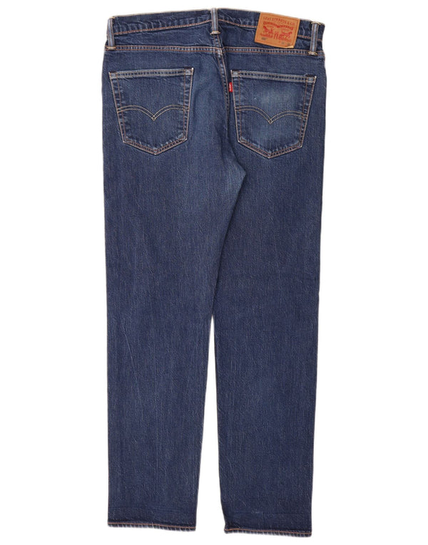 Levi's Herren 502 Slim Tapered Jeans W33 L32 Blaue Baumwolle