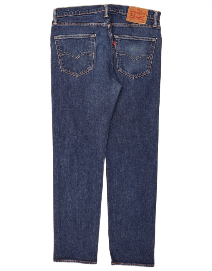 Levi's Herren 502 Slim Tapered Jeans W33 L32 Blaue Baumwolle