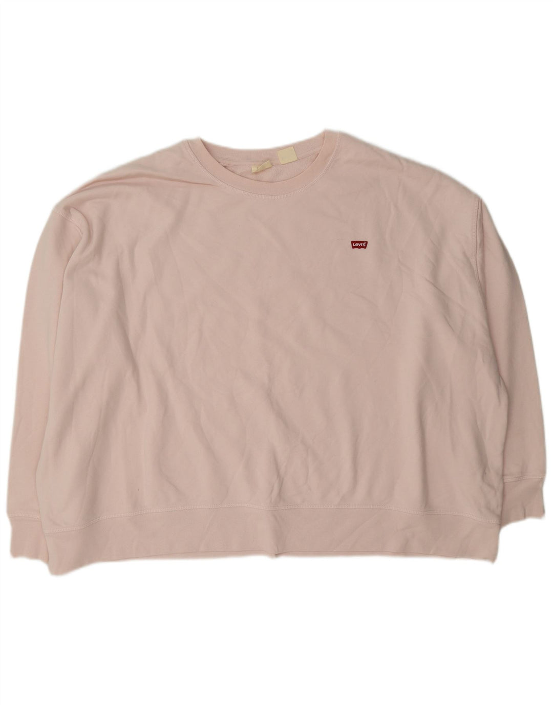 Levi's Damen-Sweatshirt-Pullover UK 24 4XL Rosa Baumwolle