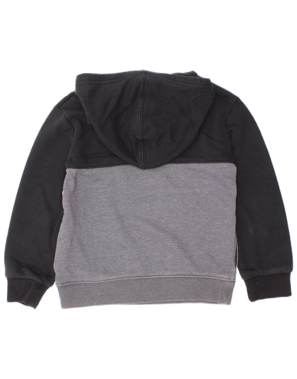 Under Armour Jungen-Pullover mit grafischem Kapuzenpullover, 4–5 Jahre, schwarze Farbblock-Baumwolle