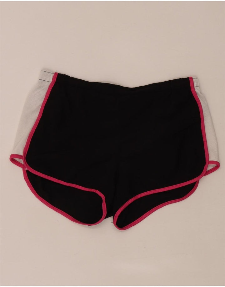Puma Damen Sportshorts UK 12 Mittelschwarz Farbblock