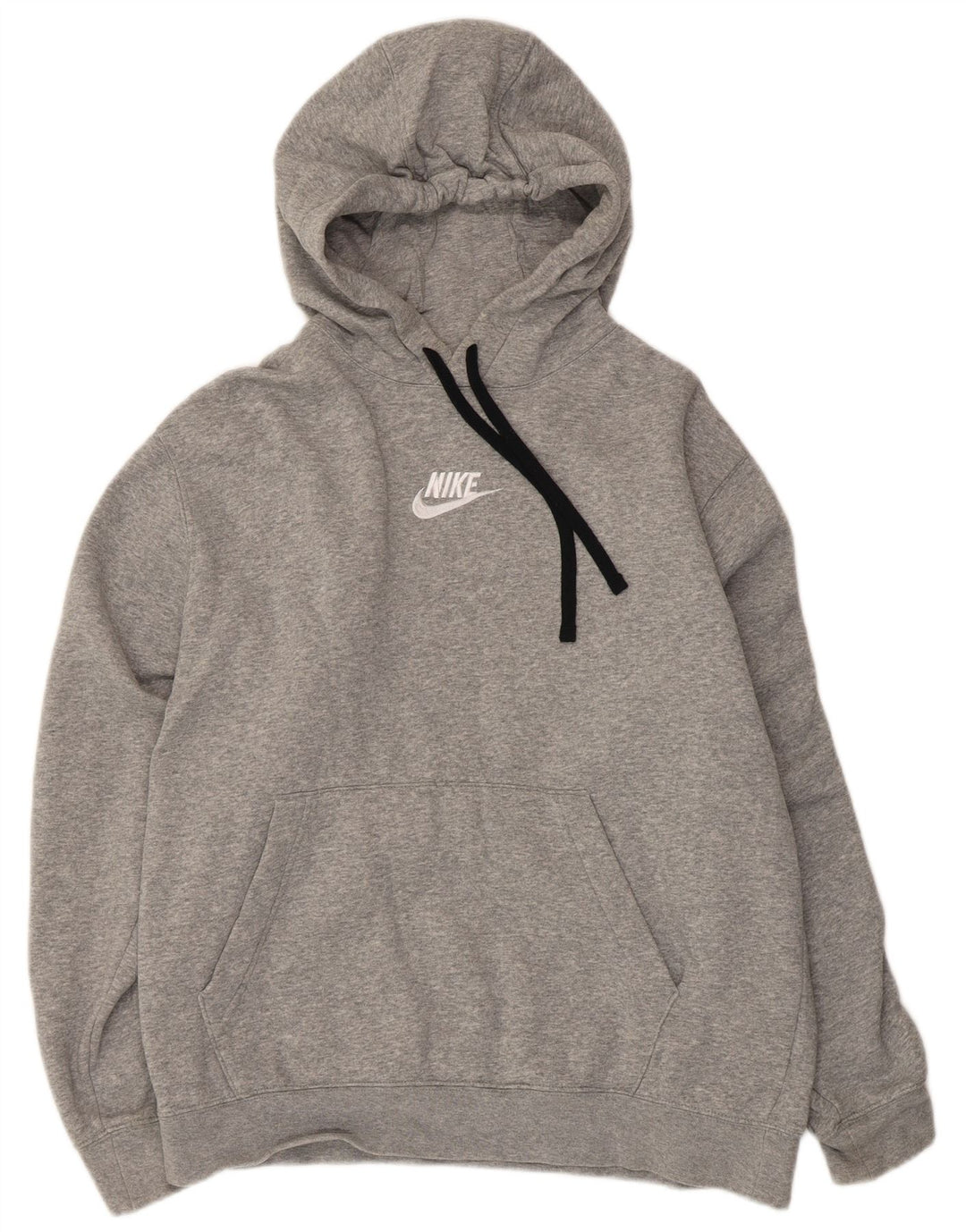 Nike Herren-Kapuzenpullover mit Grafik, mittelgraue Baumwolle