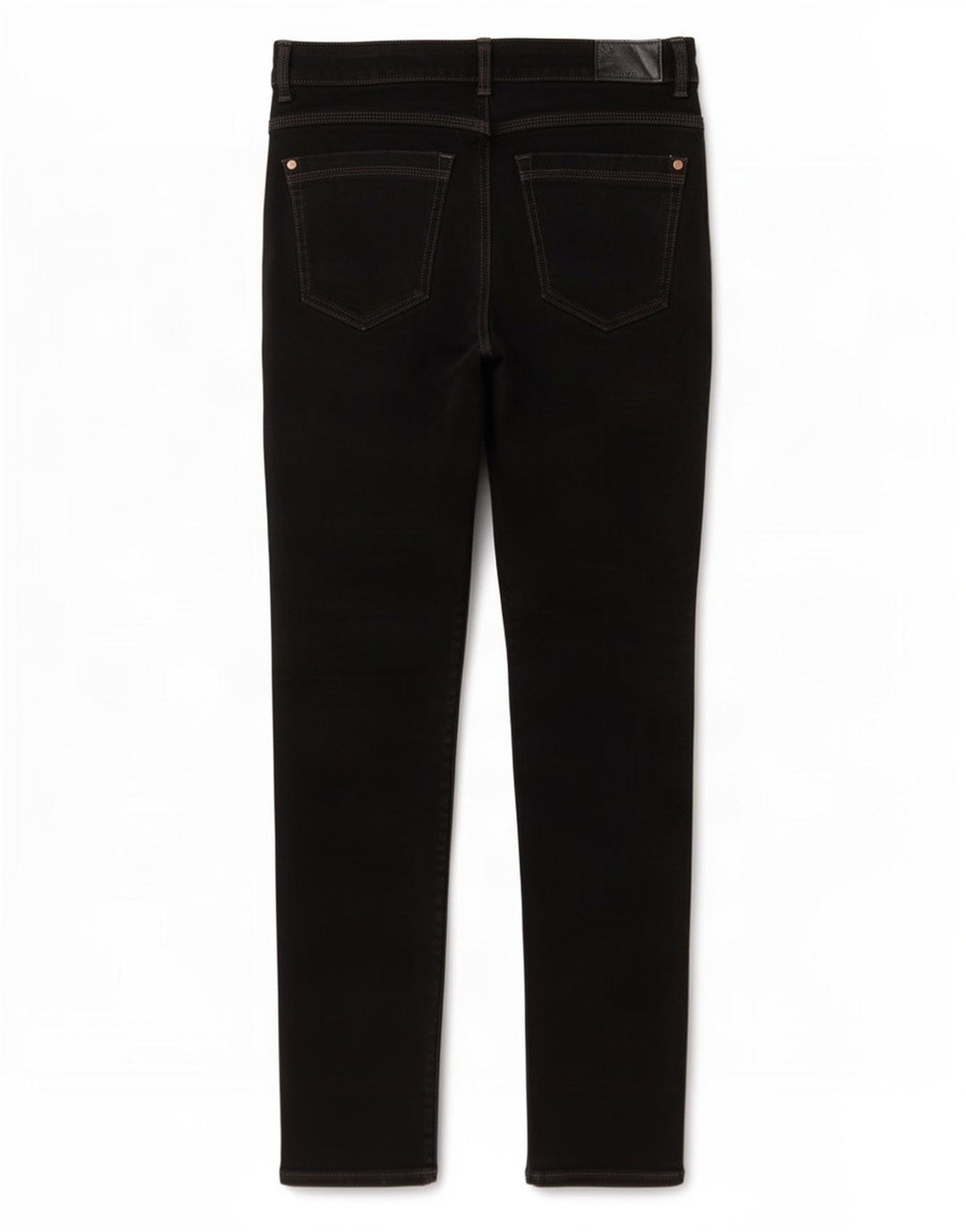 Marks & Spencer Damen Magic Slim Jeans UK 12 Medium W28 L28 Schwarze Baumwolle
