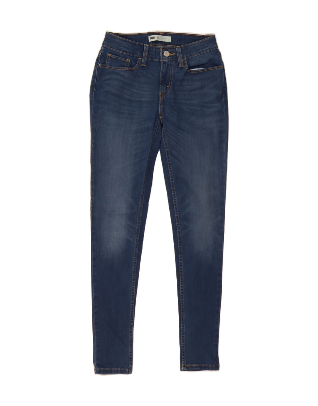 LEVI'S Womens Skinny Jeans W27 L30 Blue Cotton Vintage Levi's and Second-Hand Levi's from Messina Hembry 