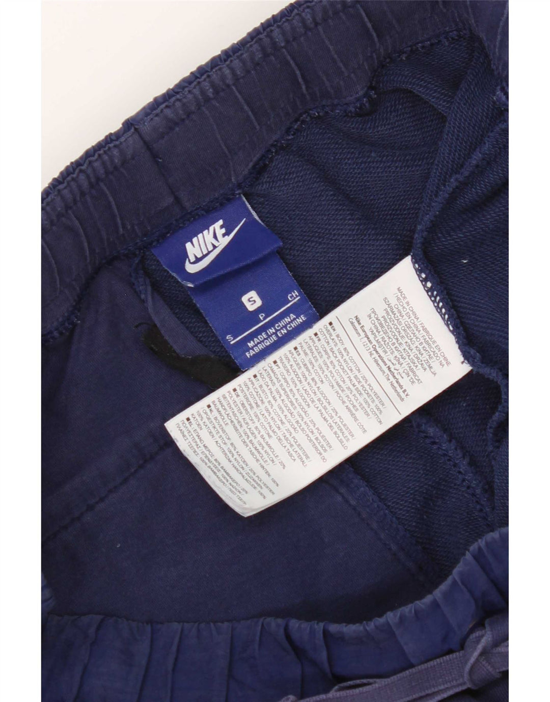 Nike Herren-Trainingshose mit Grafik, Größe S, marineblau, Baumwolle