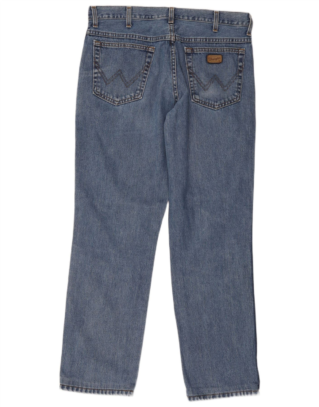 Wrangler Herren Straight Jeans W36 L34 Blaue Baumwolle