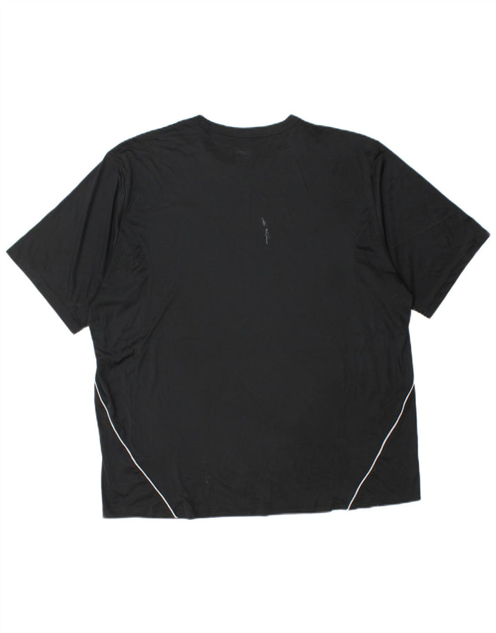 Nike Herren T-Shirt Top UK 42/44 Large Schwarz Polyester