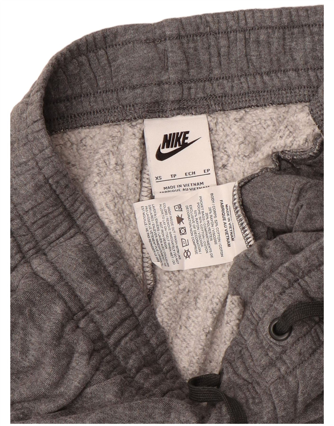 NIKE Damen-Trainingshose, Größe 6, XS, graue Baumwolle