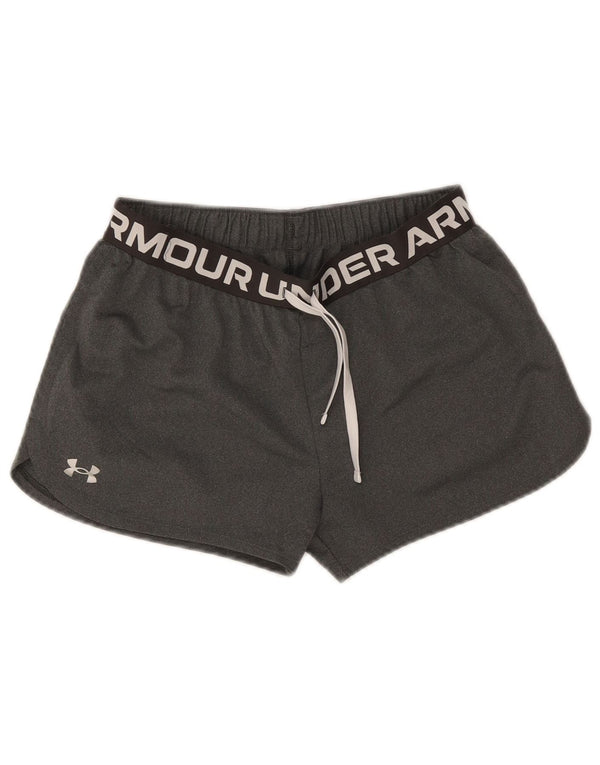 Under Armour Heat Gear Graphic Sportshorts für Jungen, 11–12 Jahre, Größe L, Grau