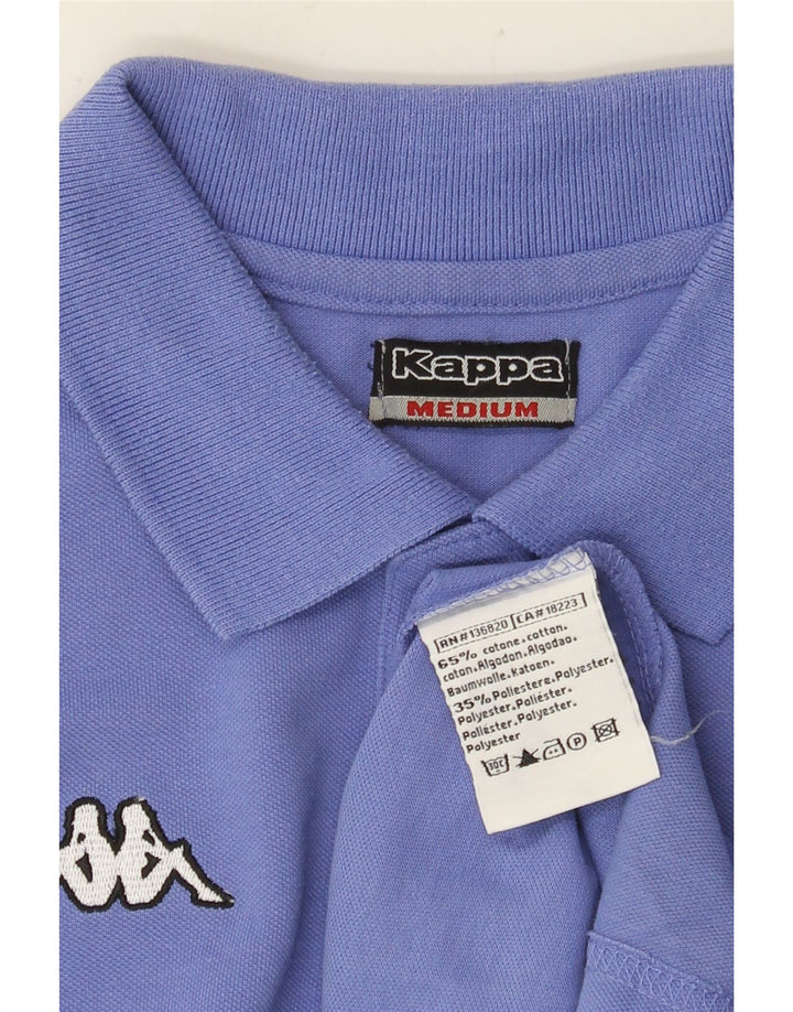 Kappa Herren-Poloshirt aus mittelblauer Baumwolle