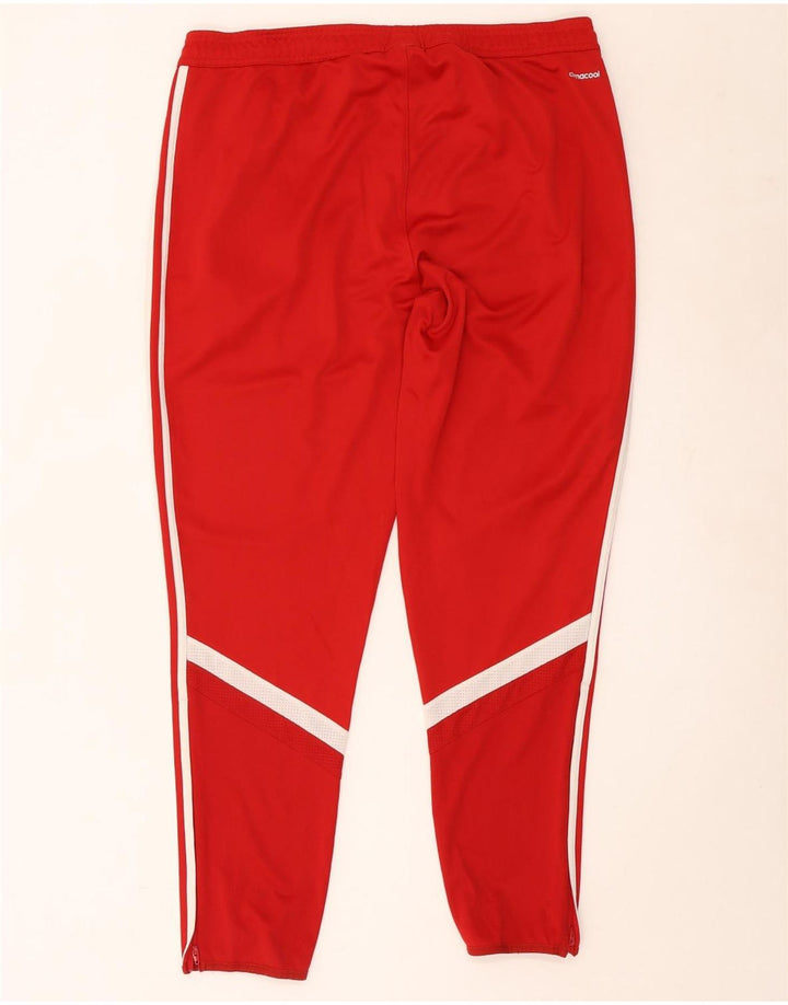 Adidas Herren Climacool Trainingshose XL Rot Colourblock Polyester