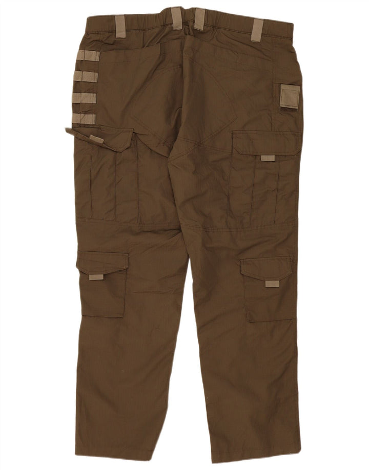 Free Soldier Herren Slim Cargohose W42 L33 Khaki Polyester