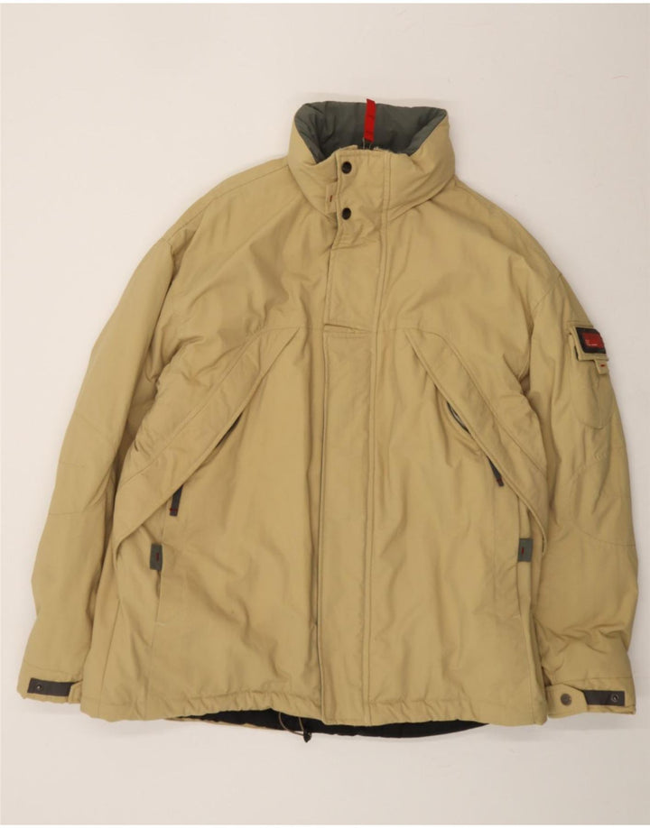 DIADORA Mens Windbreaker Jacket UK 42 XL Beige Polyamide Vintage Diadora and Second-Hand Diadora from Messina Hembry 