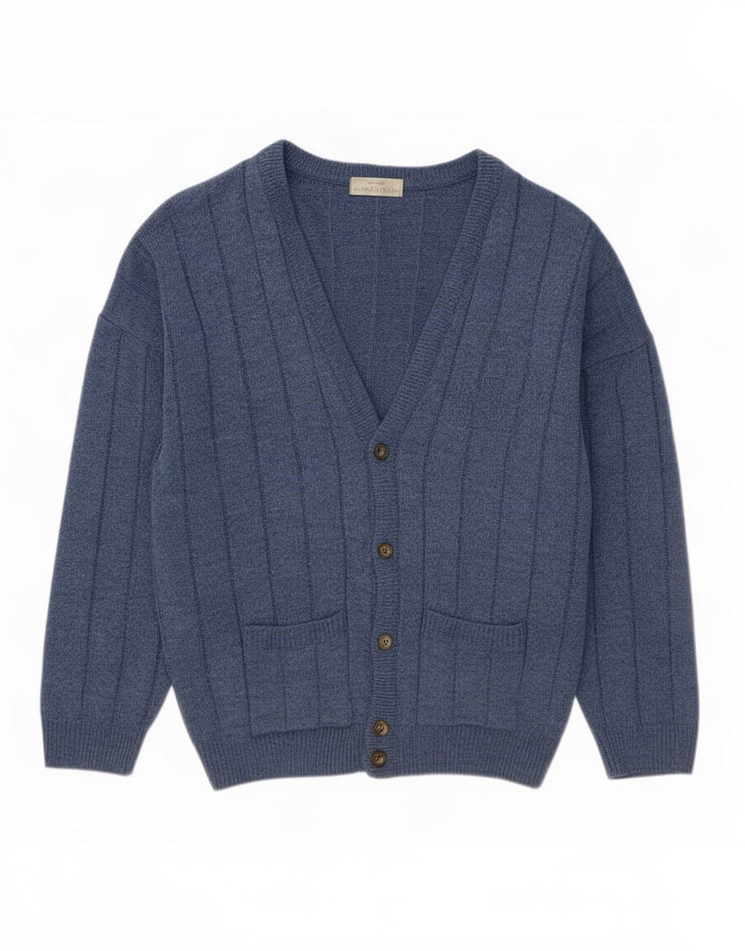 Marks & Spencer Herren St. Michael Cardigan Pullover XL Marineblau Acryl
