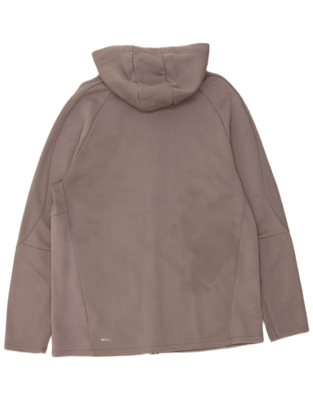 Puma Herren-Kapuzenpullover mit Reißverschluss, XL, graue Baumwolle