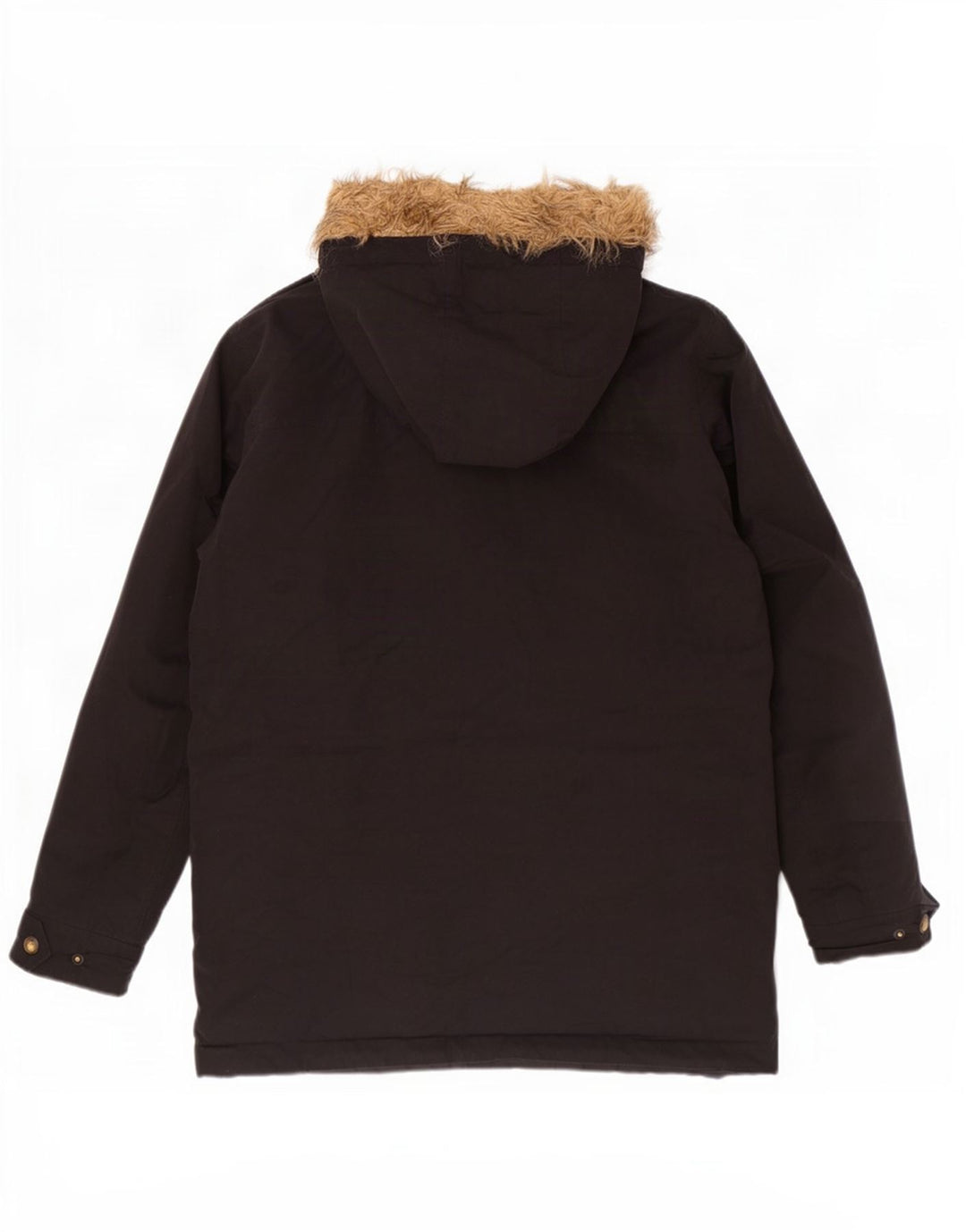 Jack & Jones Herren-Parka mit Kapuze, UK 38, Mittelschwarz, Polyester