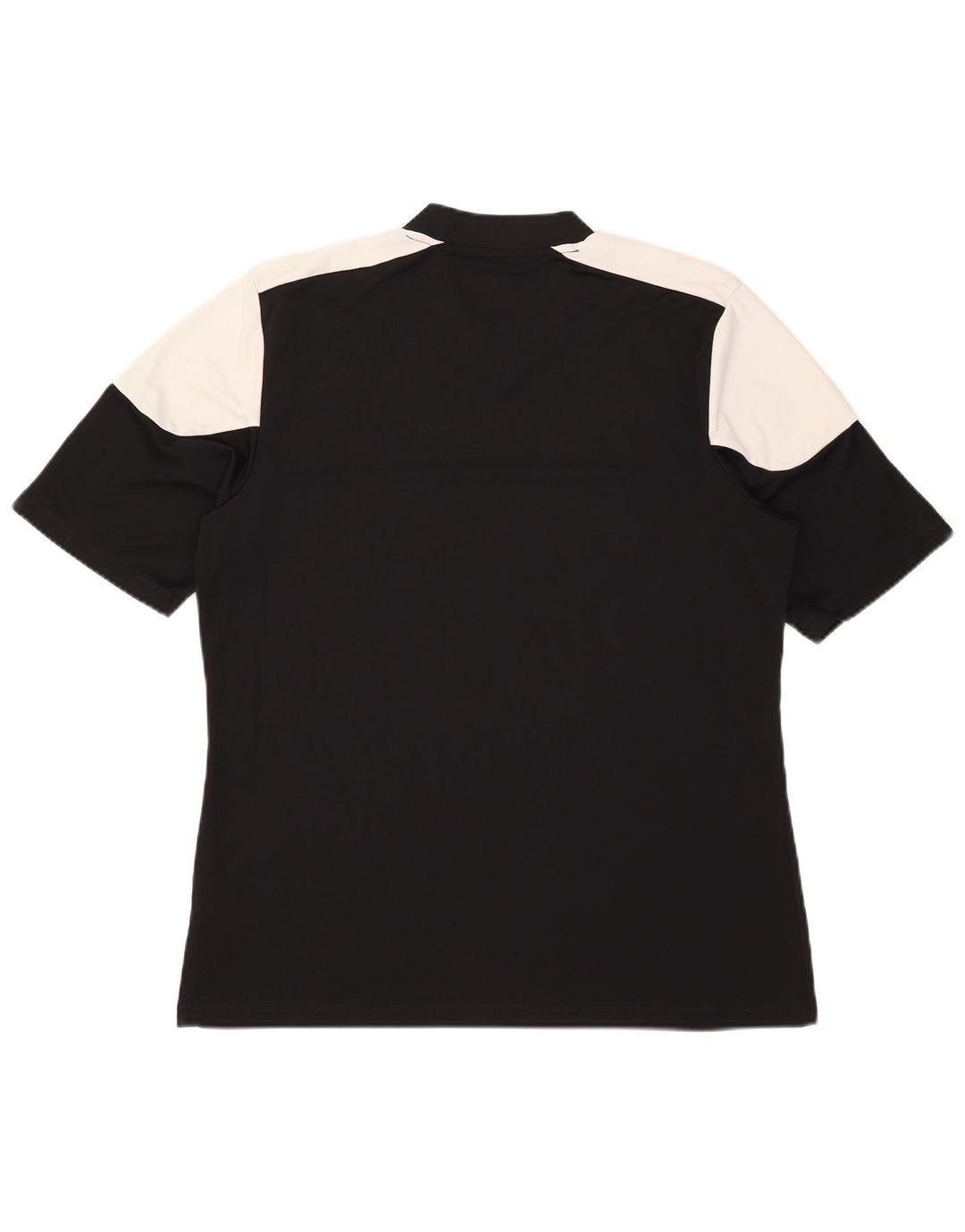Adidas Herren Climalite T-Shirt Top Large Schwarz Colourblock Polyester