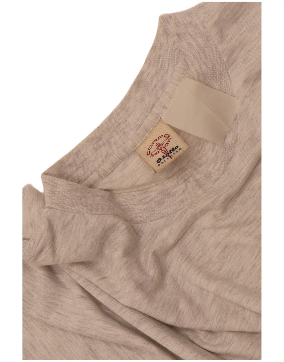 Lotto Herren Grafik-T-Shirt-Oberteil Mittelgrau meliert