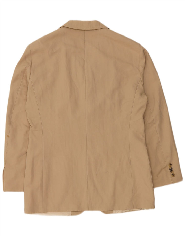 Hugo Boss Herren-Blazer mit 3 Knöpfen, EU 48, mittelbeige Baumwolle