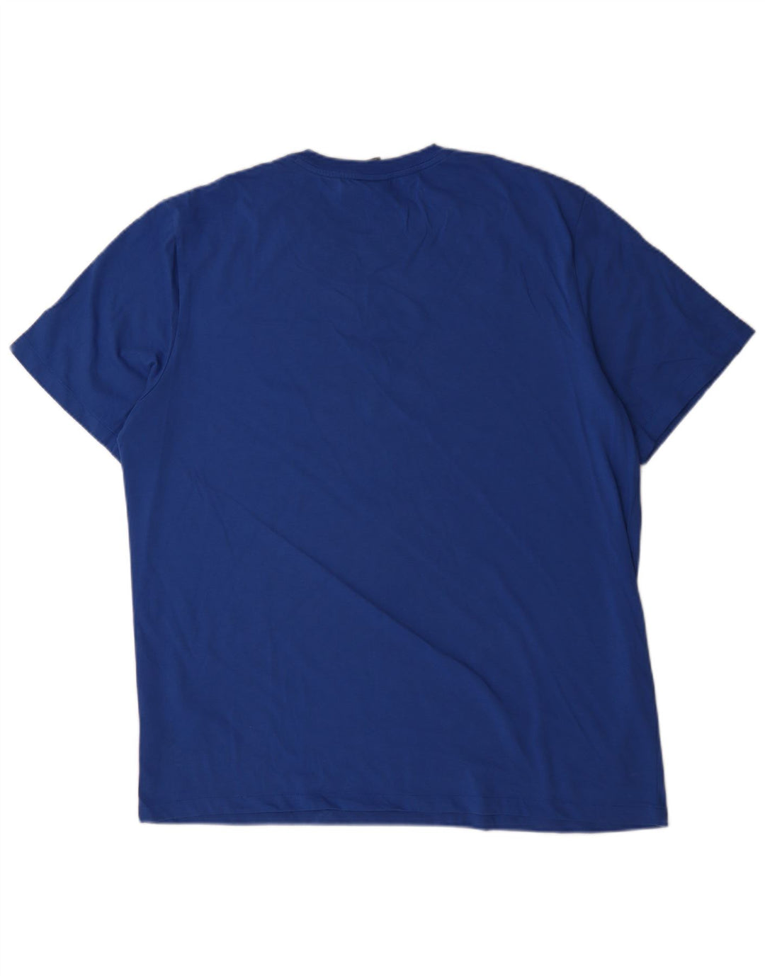 Nike Herren Dri Fit T-Shirt Top 2XL Blau Baumwolle
