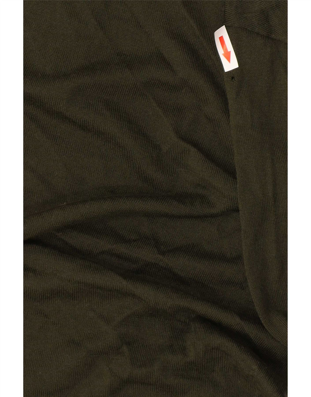 Reiss Herren-Pullover mit Reißverschluss am Hals, großes grünes Acryl