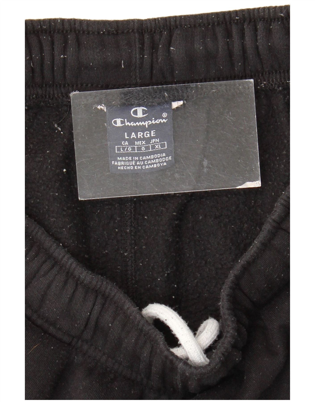 Champion Herren-Trainingshose, Größe L, Schwarz