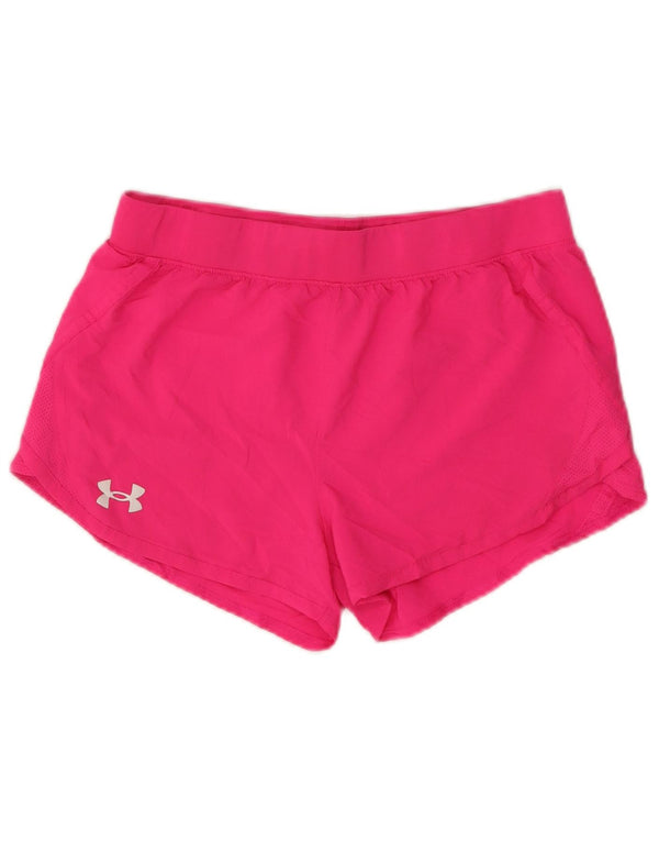 UNDER ARMOUR Sportshorts für Mädchen, 11–12 Jahre, groß, rosa, Polyester