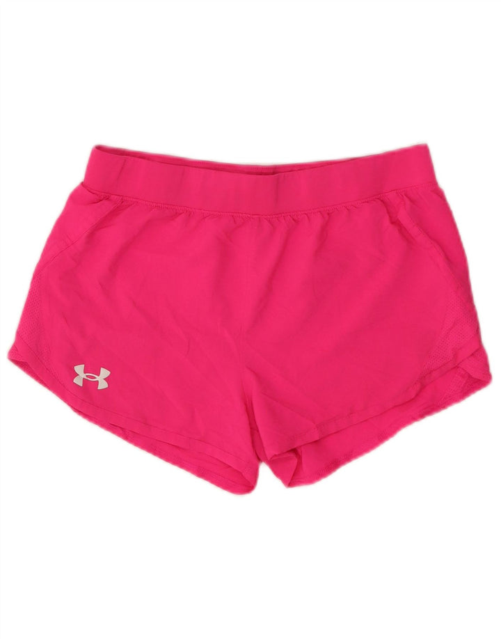 UNDER ARMOUR Sportshorts für Mädchen, 11–12 Jahre, groß, rosa, Polyester