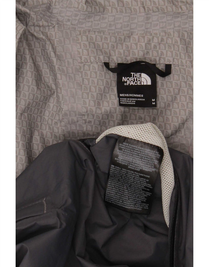 The North Face Herren-Regenjacke mit Kapuze, UK 38, mittelgraues Nylon