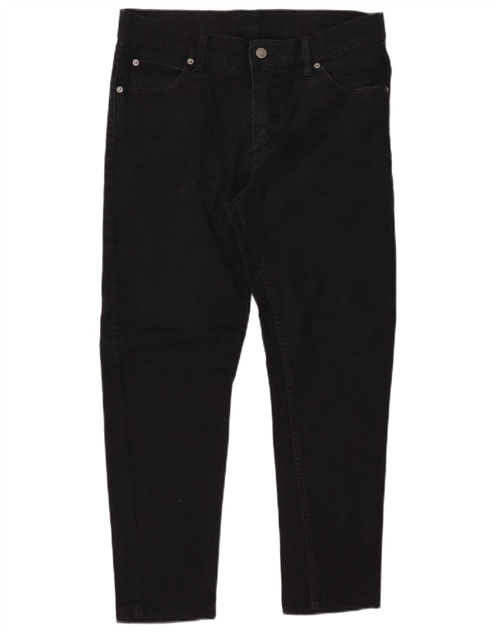 Cheap Monday Damen Crop Slim Jeans W33 L25 Schwarz Baumwolle