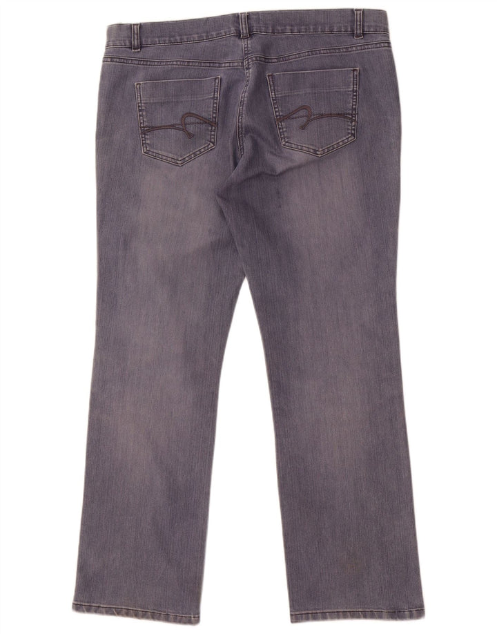 Monsoon Damen Straight Jeans UK 16 Large W38 L31 Blaue Baumwolle