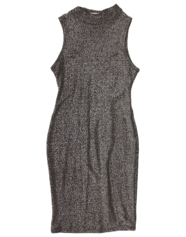 Pimkie Damen Ärmelloses, figurbetontes Kleid, Gr. 10, Größe S, Silber