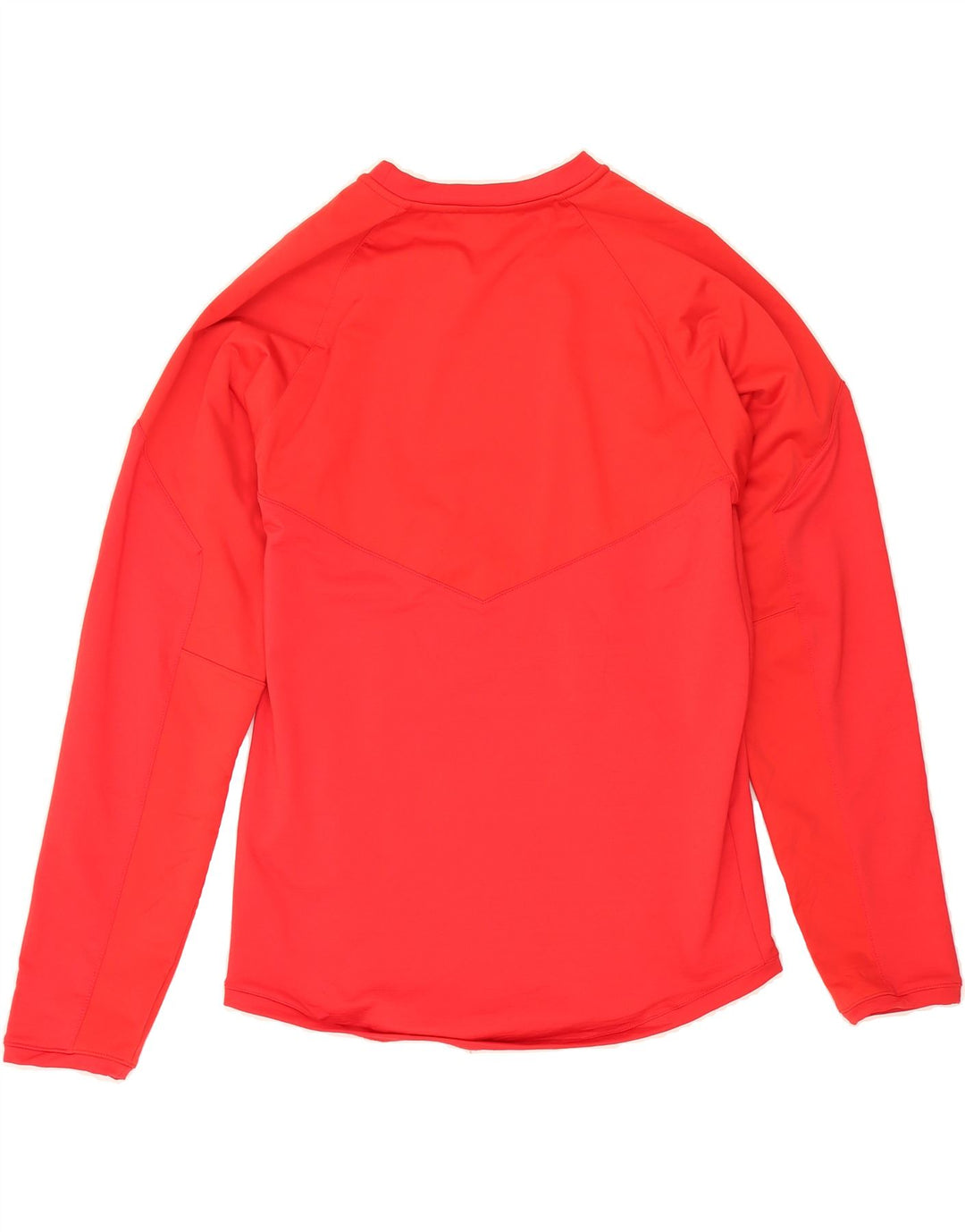 NIKE Mens Top Long Sleeve Small Red Polyester Vintage Nike and Second-Hand Nike from Messina Hembry 