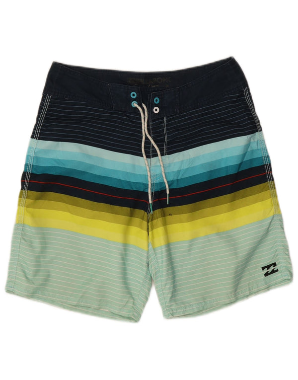 Billabong Badeshorts für Jungen, 15–16 Jahre, mehrfarbig, gestreift, Polyester