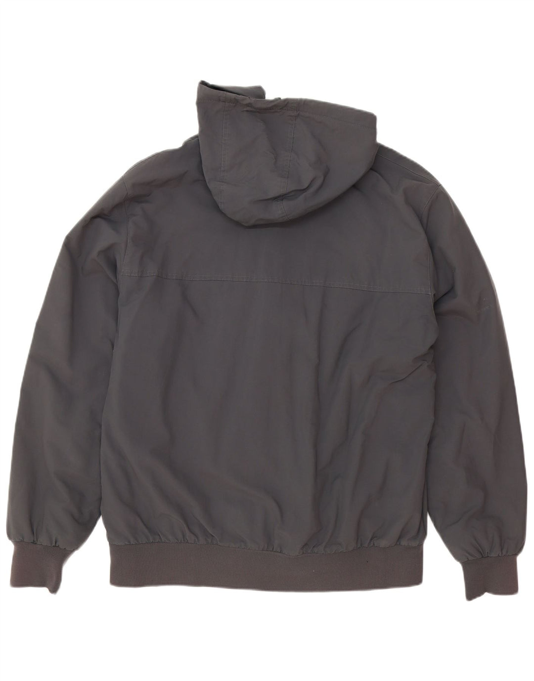 Carhartt Herren-Bomberjacke mit Kapuze, UK 42 XL, graues Nylon