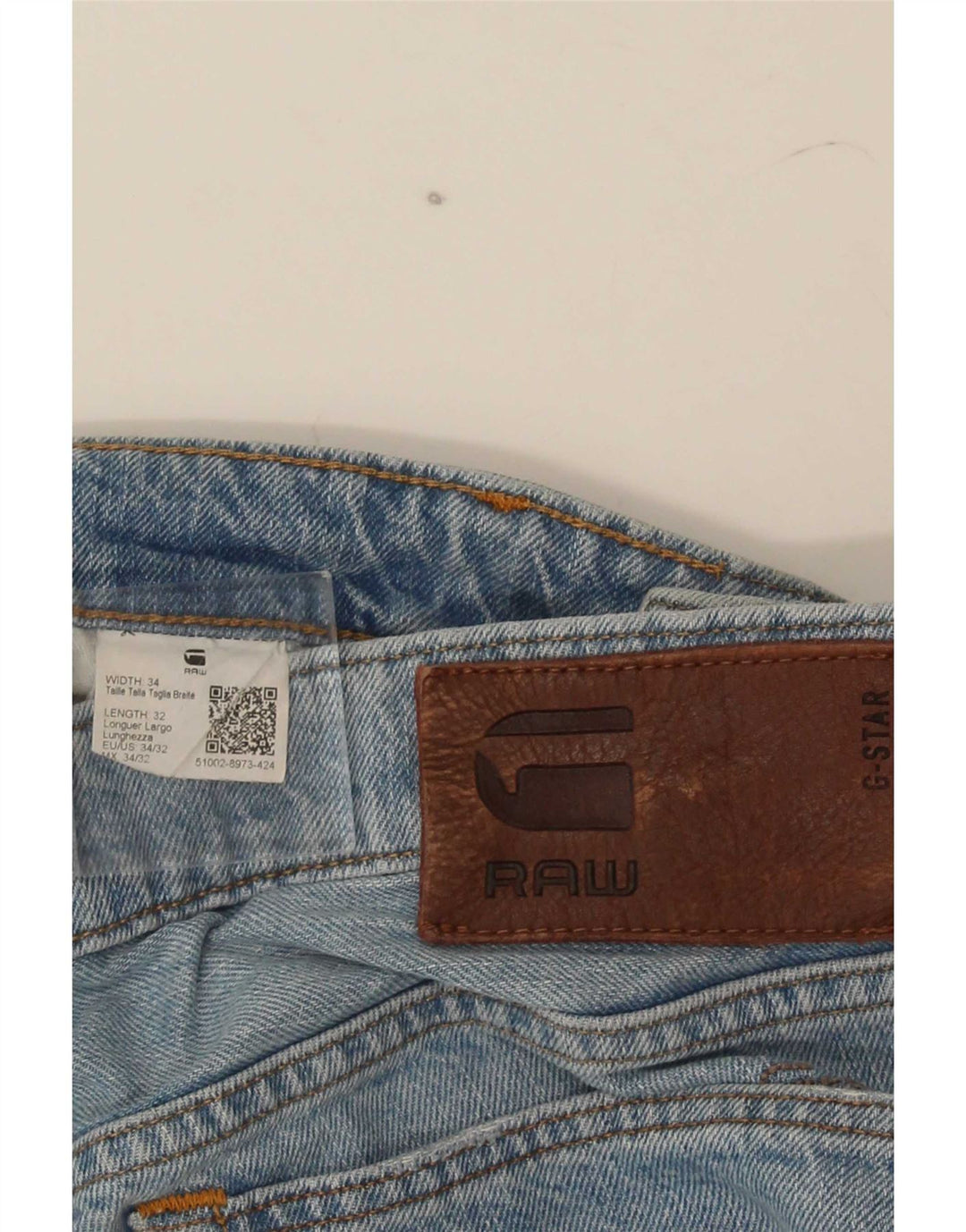 G-Star Herren 3301 Slim Jeans W34 L32 Blau