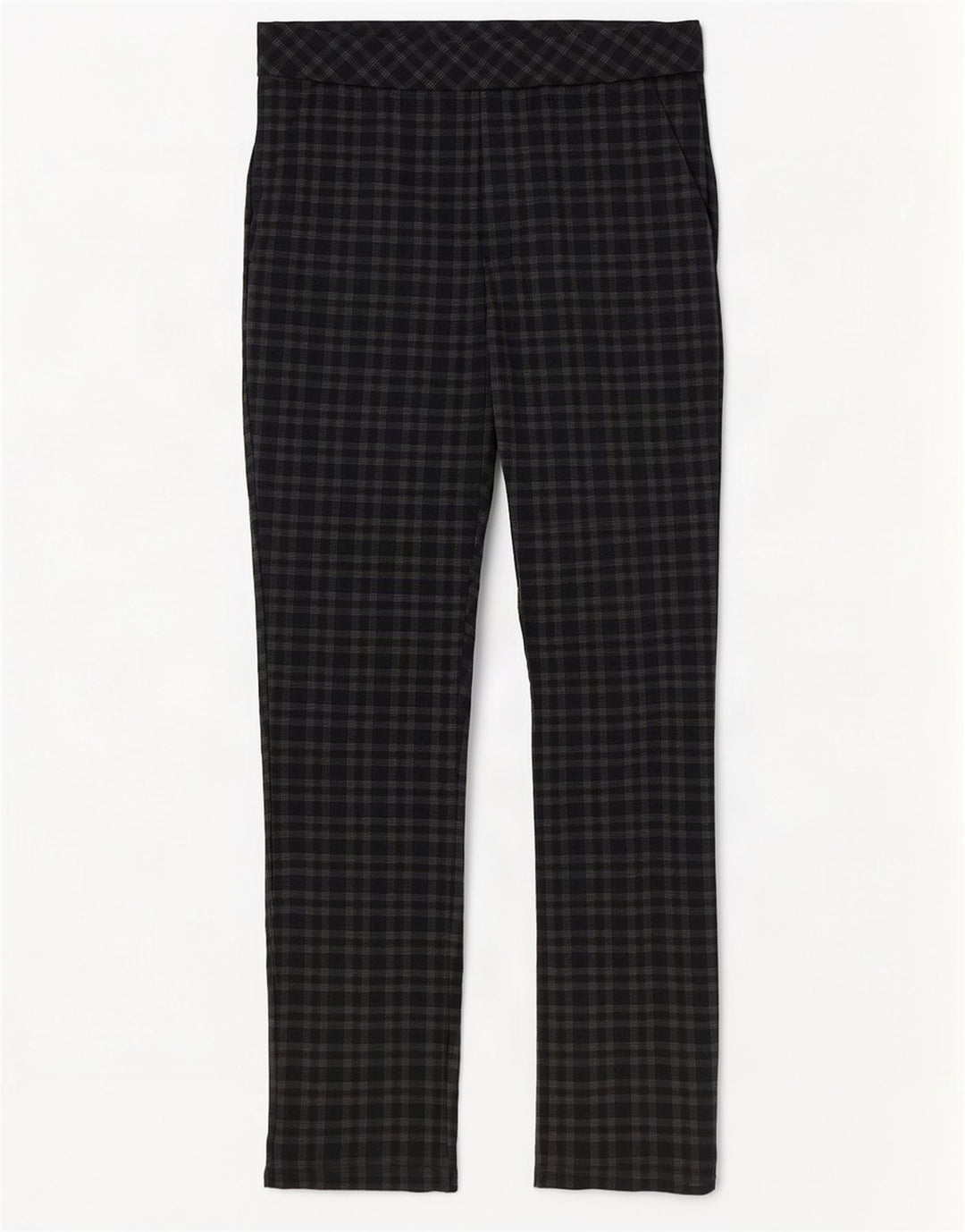 Marks & Spencer Damen Freizeithose UK 12 Medium W30 L29 Braun kariert