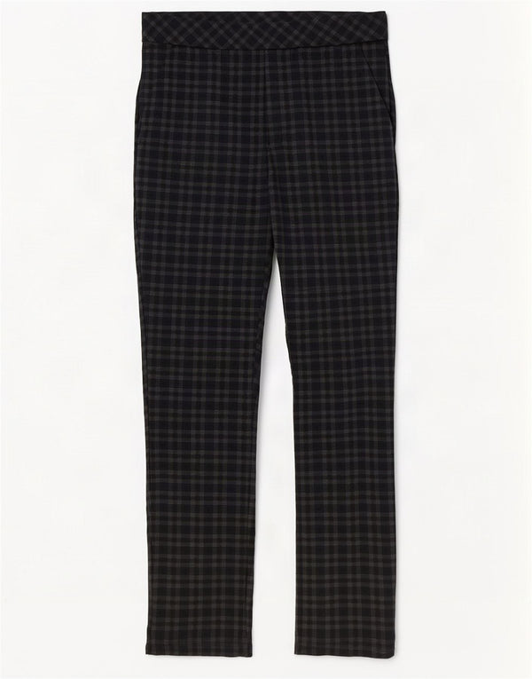 Marks & Spencer Damen Freizeithose UK 12 Medium W30 L29 Braun kariert