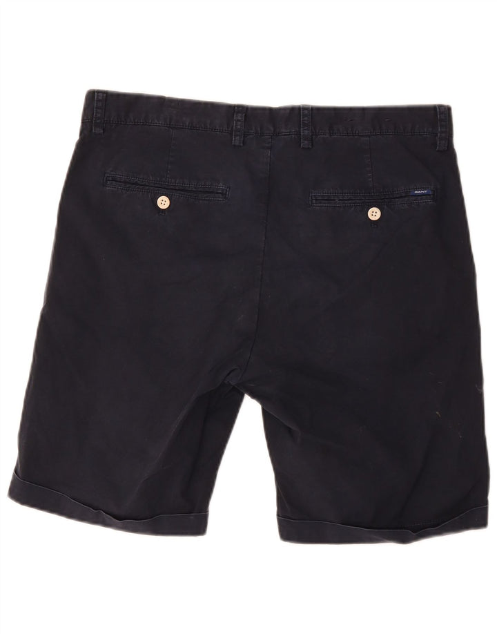 Gant Herren-Chinoshorts mit normaler Passform, W32, mittelmarineblaue Baumwolle