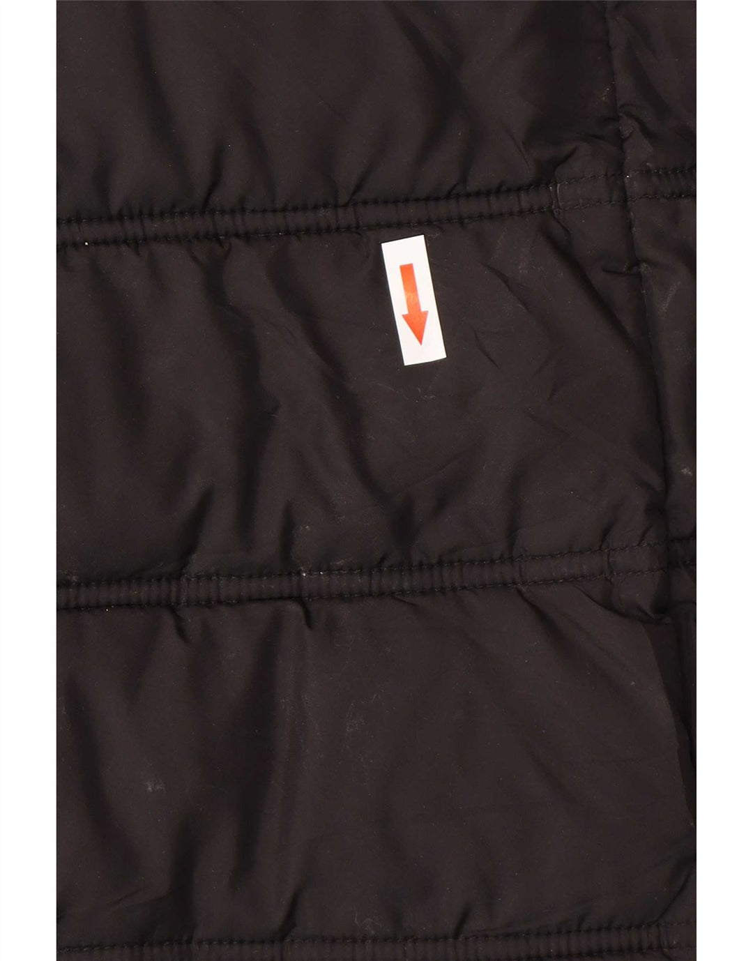 Superdry Wattierter Mantel mit Kapuze für Damen, UK 12, Mittelschwarz, Polyester