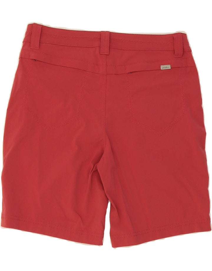EDDIE BAUER Womens Casual Shorts US 4 Small W27 Red Nylon Vintage Eddie Bauer and Second-Hand Eddie Bauer from Messina Hembry 