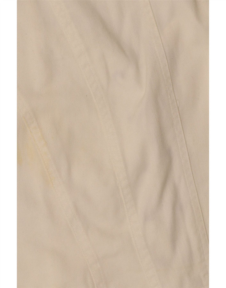Vintage Damen Ärmelloses Jeanskleid UK 12 Mittelweiß