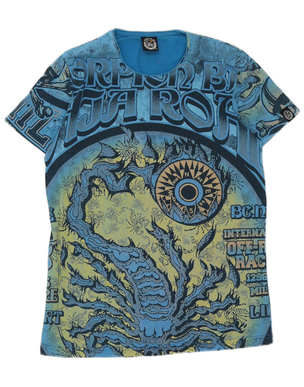 Scorpion Bay Boys Graphic T-Shirt Top 12-13 Years XL Blue Cotton