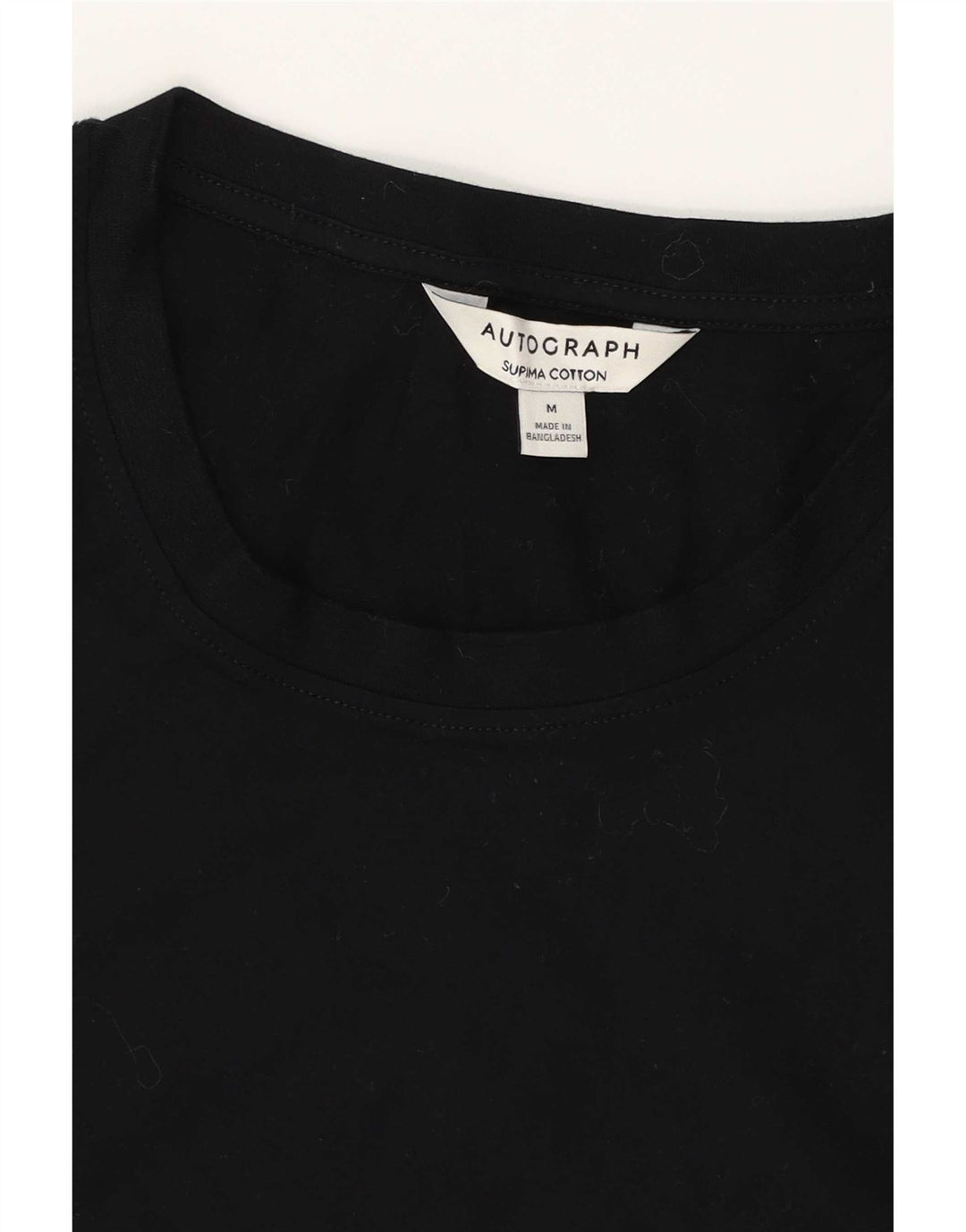 Marks & Spencer Herren-Autograph-Weste, mittelgroß, schwarze Baumwolle