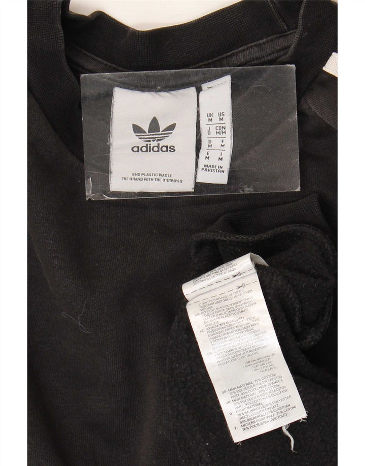 Adidas Herren Sweatshirt Pullover Medium Schwarz Baumwolle